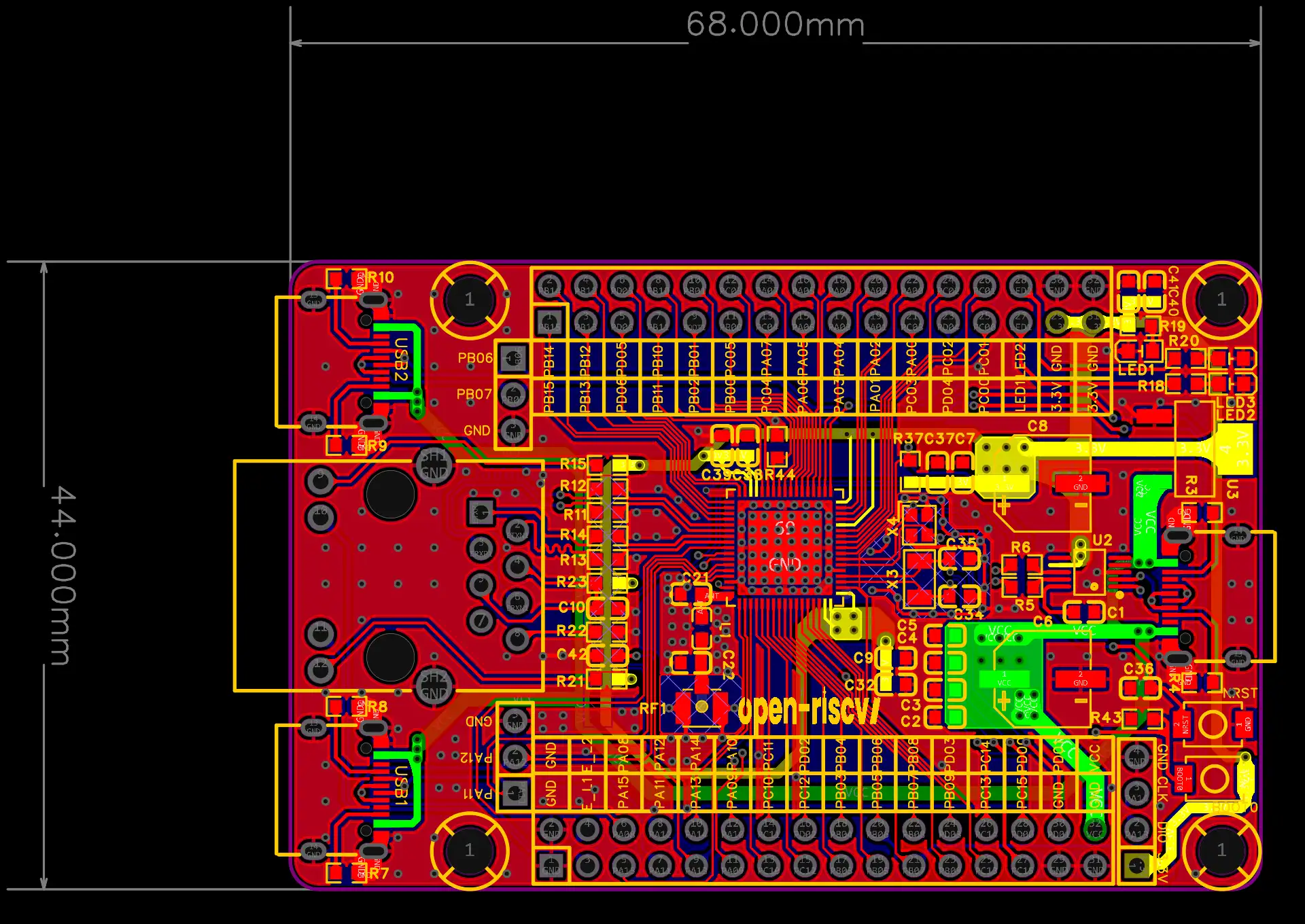 CH32V208 dev board