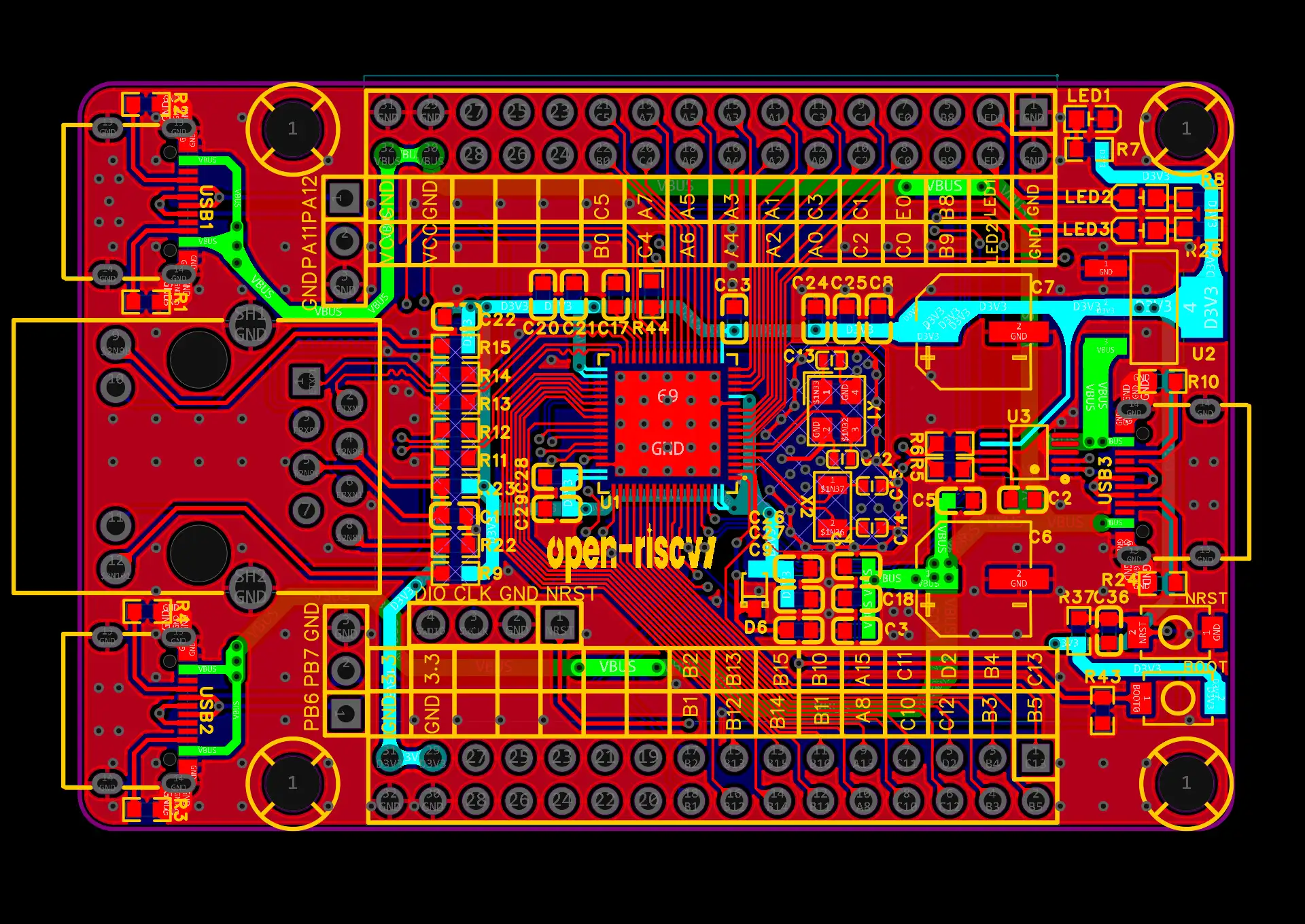 CH32V317 dev board