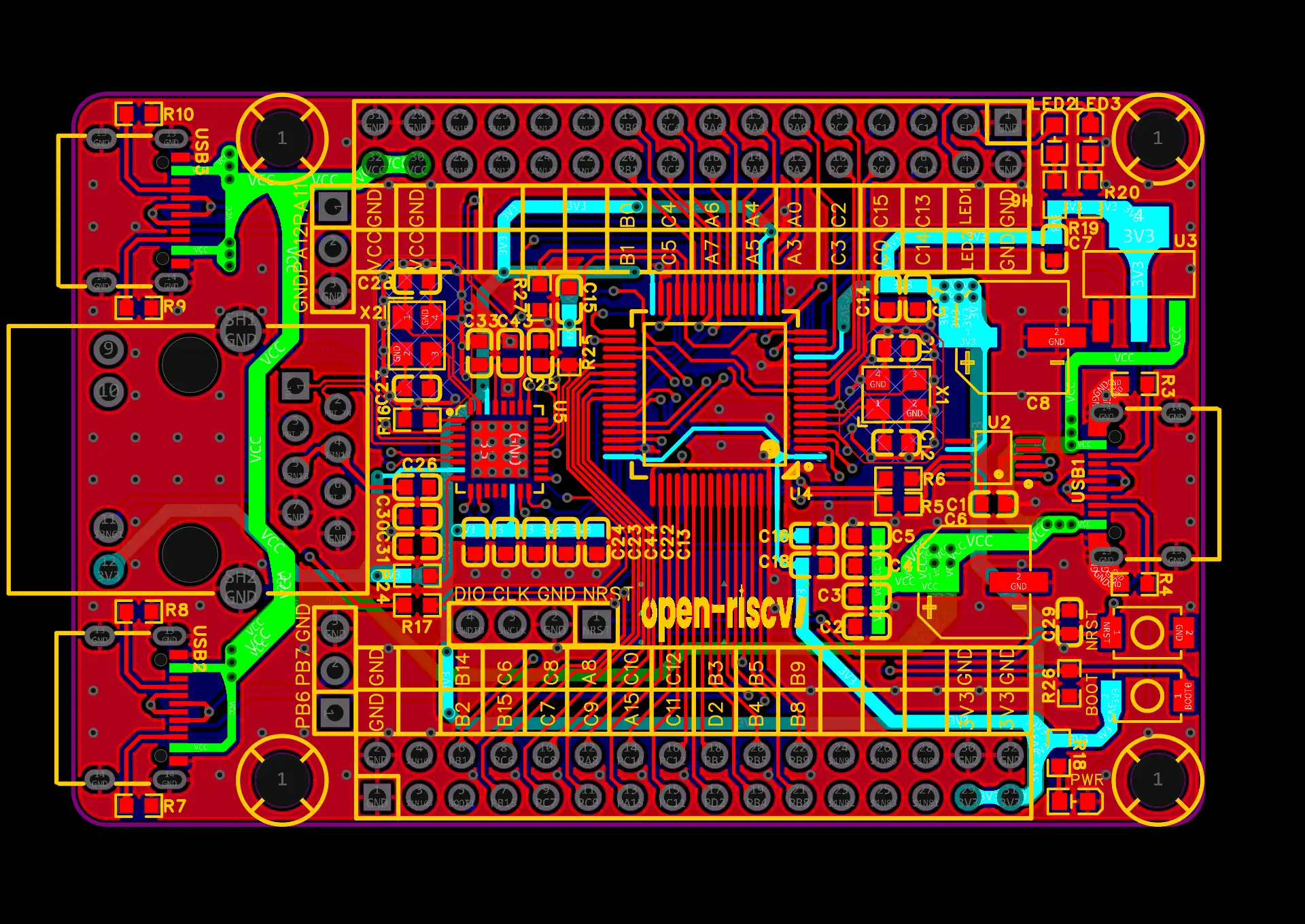 CH32V307 dev board